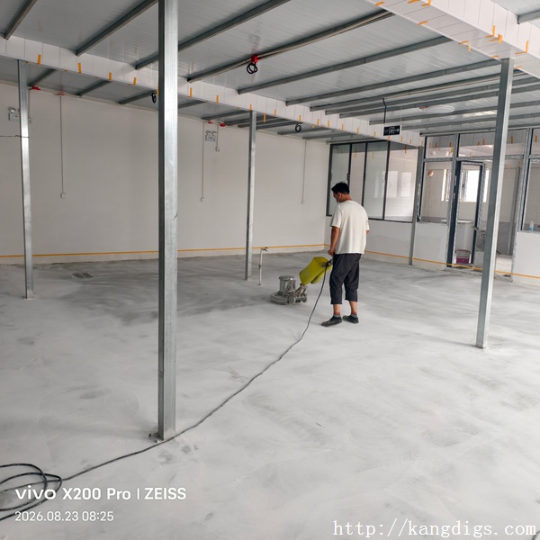 工程案例 - 车库商用地坪案例 | 北京丰台地下车库环氧地坪施工案例 | 康帝地坪